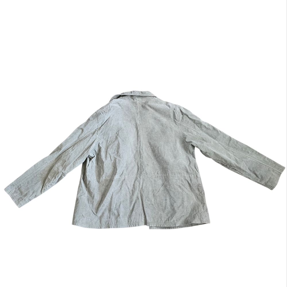 Embroidered Floral Gray Jacket - Picture 2 of 4